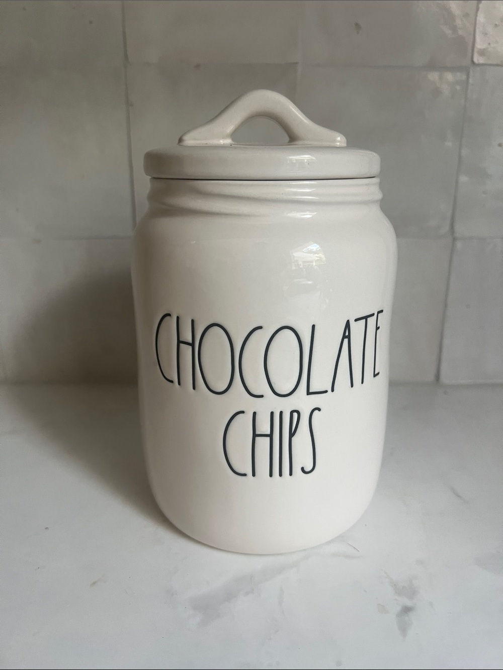 Rae Dunn Chocolate Chips Baby Canister